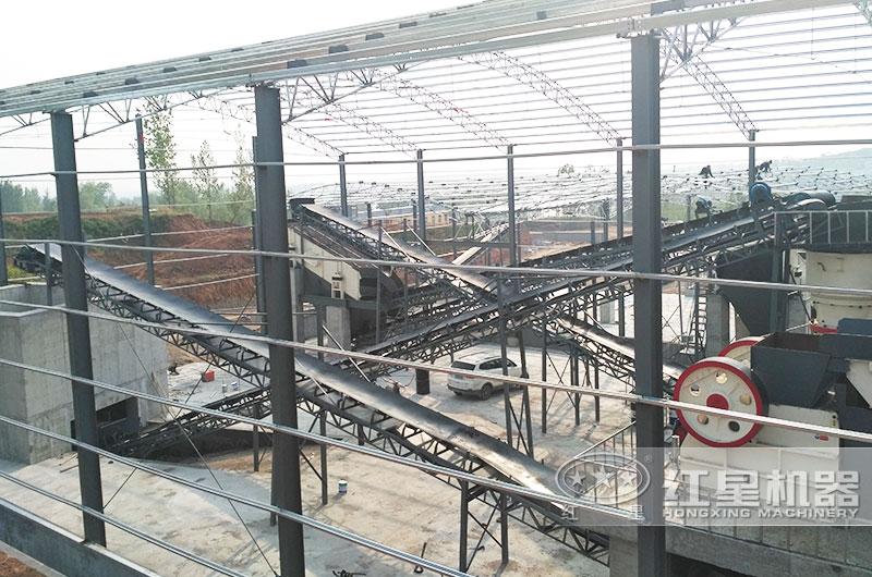 河卵石、青石破碎生產線現場3 河卵石、青石破碎生產線現場3