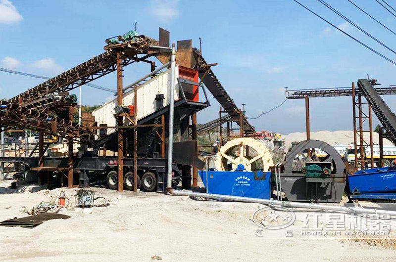 移動自由的流動車制砂一體設(shè)備 移動自由的流動車制砂一體設(shè)備
