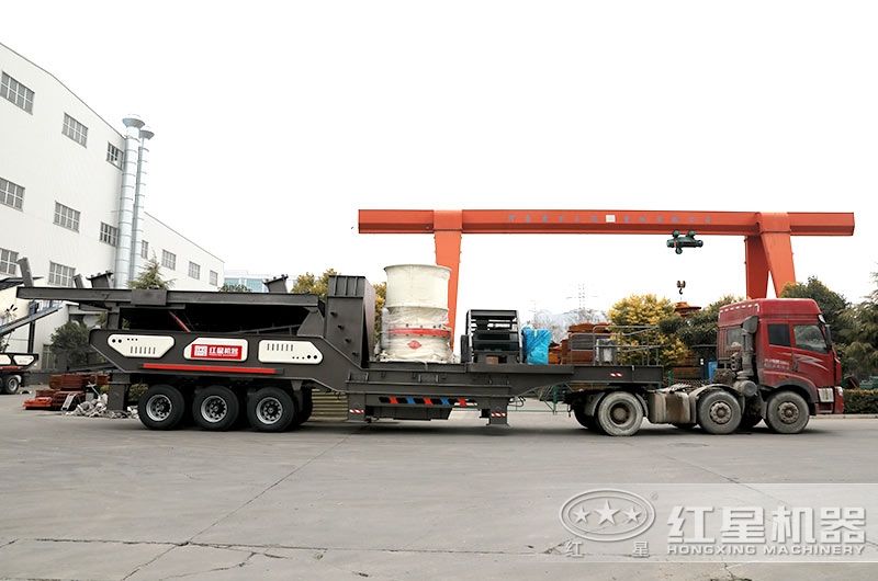 流動(dòng)石子加工機(jī):配圓錐破 流動(dòng)石子加工機(jī):配圓錐破