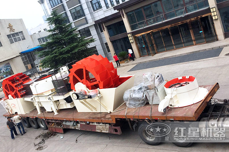 整套石粉制砂、洗沙設(shè)備發(fā)貨現(xiàn)場(chǎng) 整套石粉制砂、洗沙設(shè)備發(fā)貨現(xiàn)場(chǎng)