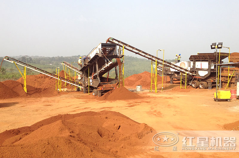 移動式建筑用砂制砂機客戶現場圖 移動式建筑用砂制砂機客戶現場圖