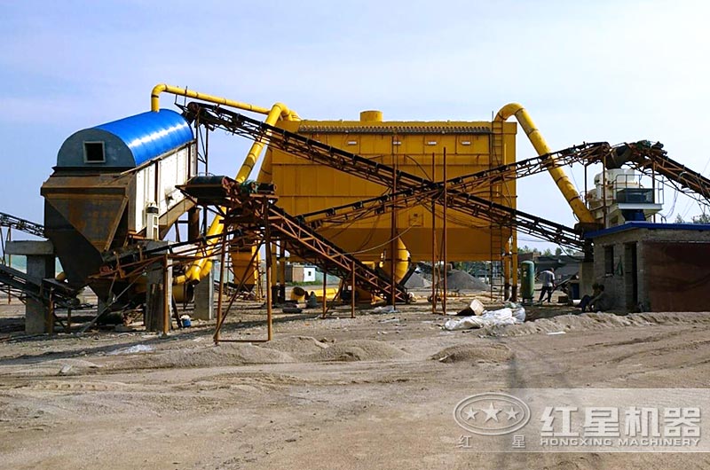 石灰巖破碎制沙生產線 石灰巖破碎制沙生產線