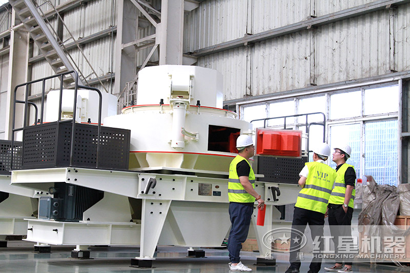 用戶到廠考察卵石制砂設(shè)備 用戶到廠考察卵石制砂設(shè)備