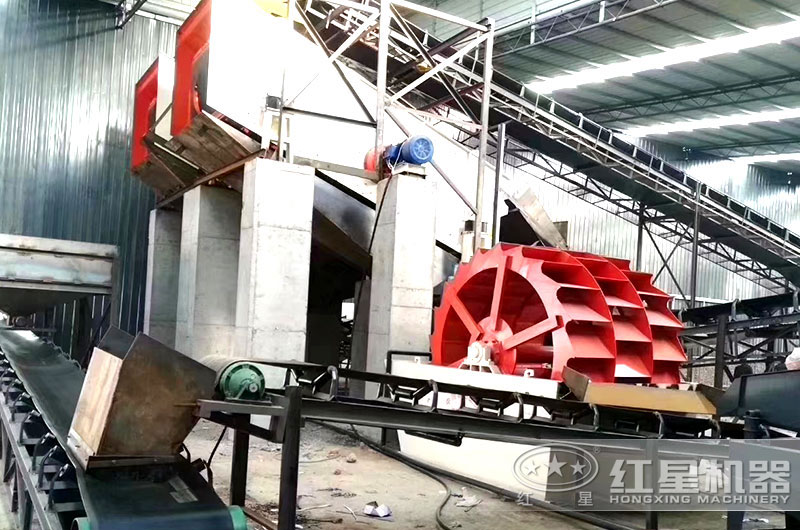 三輪大型水洗沙機作業現場 三輪大型水洗沙機作業現場