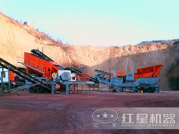 江西移動制砂機現場 江西移動制砂機現場