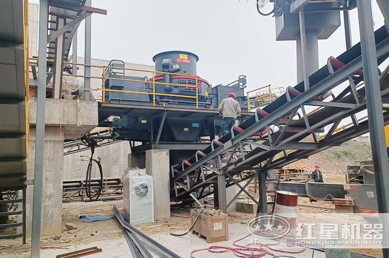 沖擊式制砂機作業現場實拍 沖擊式制砂機作業現場實拍